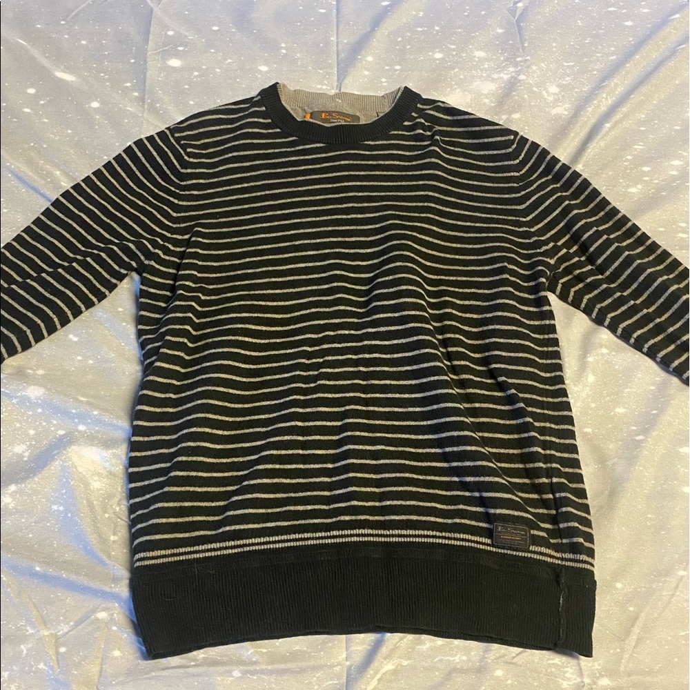 Ben Sherman black and grey sweater